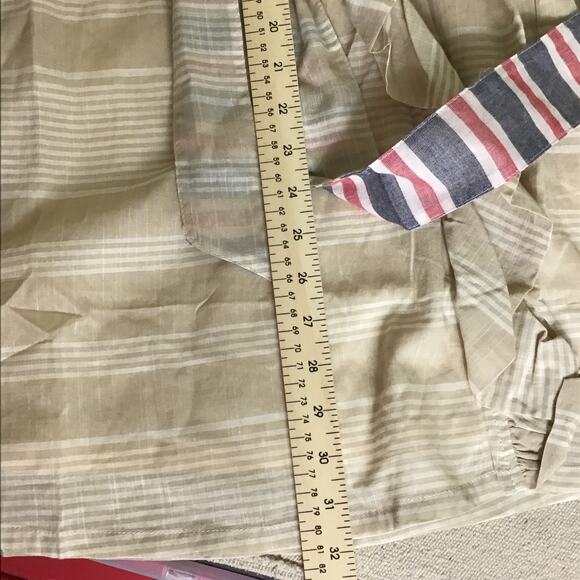 THML Dress Women Sz Small NWT Tan Summer Sleeveless lined Ruffle knee le… - Picture 6 of 9